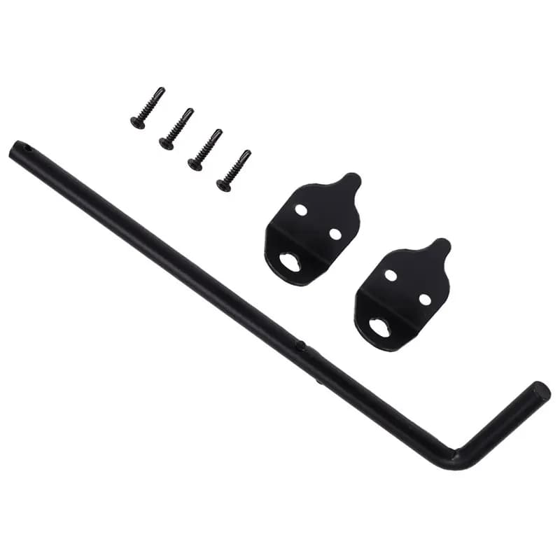 【LAST CHANCE】 Resistente per recinzioni in legno Porte per cancelli in metallo Bullone per canna da 12 pollici Tappo per cancello con asta di caduta Chiusura a terra 1 pz