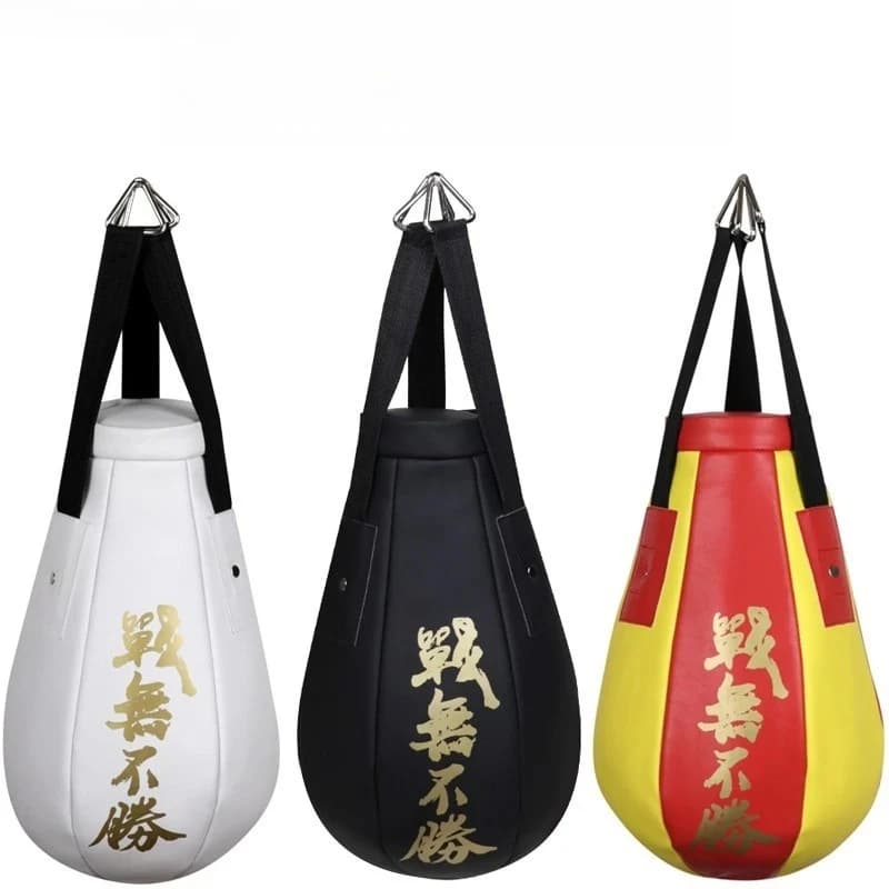Boxing Punching Bag, Hanging Sandbag for Sanda, Home Use Pear-Shaped Boxing Training Equipment