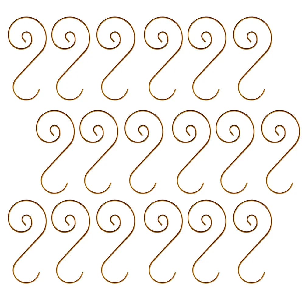 100 Pezzi Ganci Decorativi per Appendere Vestiti, Ornamenti in Acciaio Inossidabile