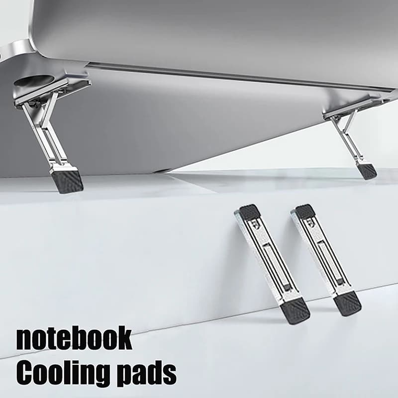 Laptop Support in Zinco Mini League, Adjustable Height, Foldable, with Non-slip Legs
