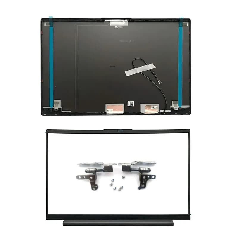 Nuovo Per Lenovo ideapad 5 15IIL05 15ITL05 15ARE05 Grigio LCD Della Copertura Posteriore + Lunetta + Cerniere