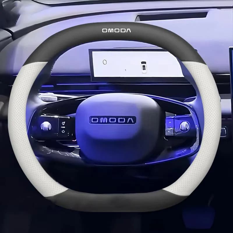 Leather Car Steering Wheel Cover For NEW Chery Omoda 4 C7 Omoda 7 2025 Non-slip Auto Steering Wheel Chery Omoda C7 Accessories