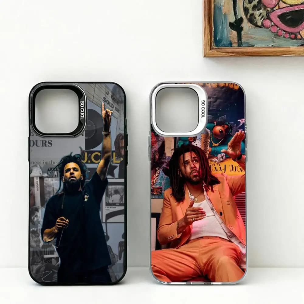 Popular Singer J. Cole World Phone Case For iPhone 17,16,15,14,13,12,11 Plus,Pro Max,XS,Colorful Silver Phone case Funda Cover