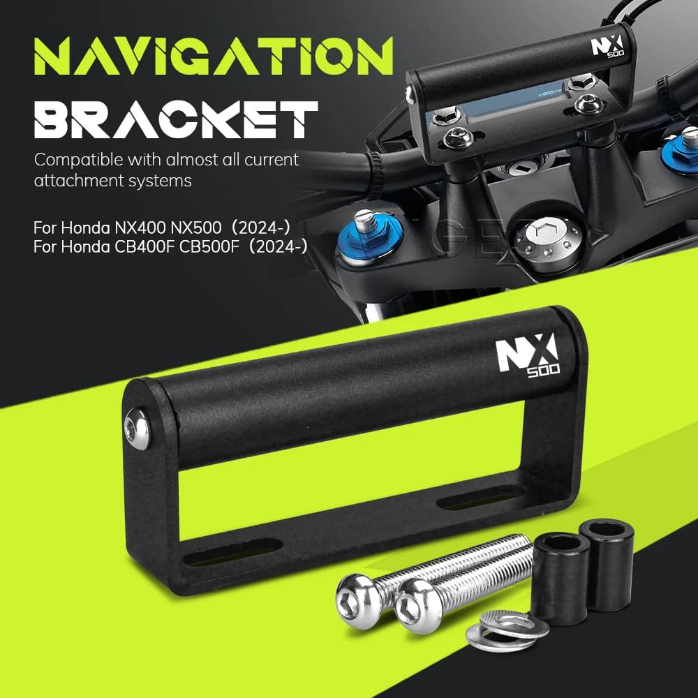 For Honda NX400 NX500 NX 500 CB500F CB400F 2024- Motorcycle Navigation Bracket GPS Mount Device Carrier SMART PHONE Adapt Holder