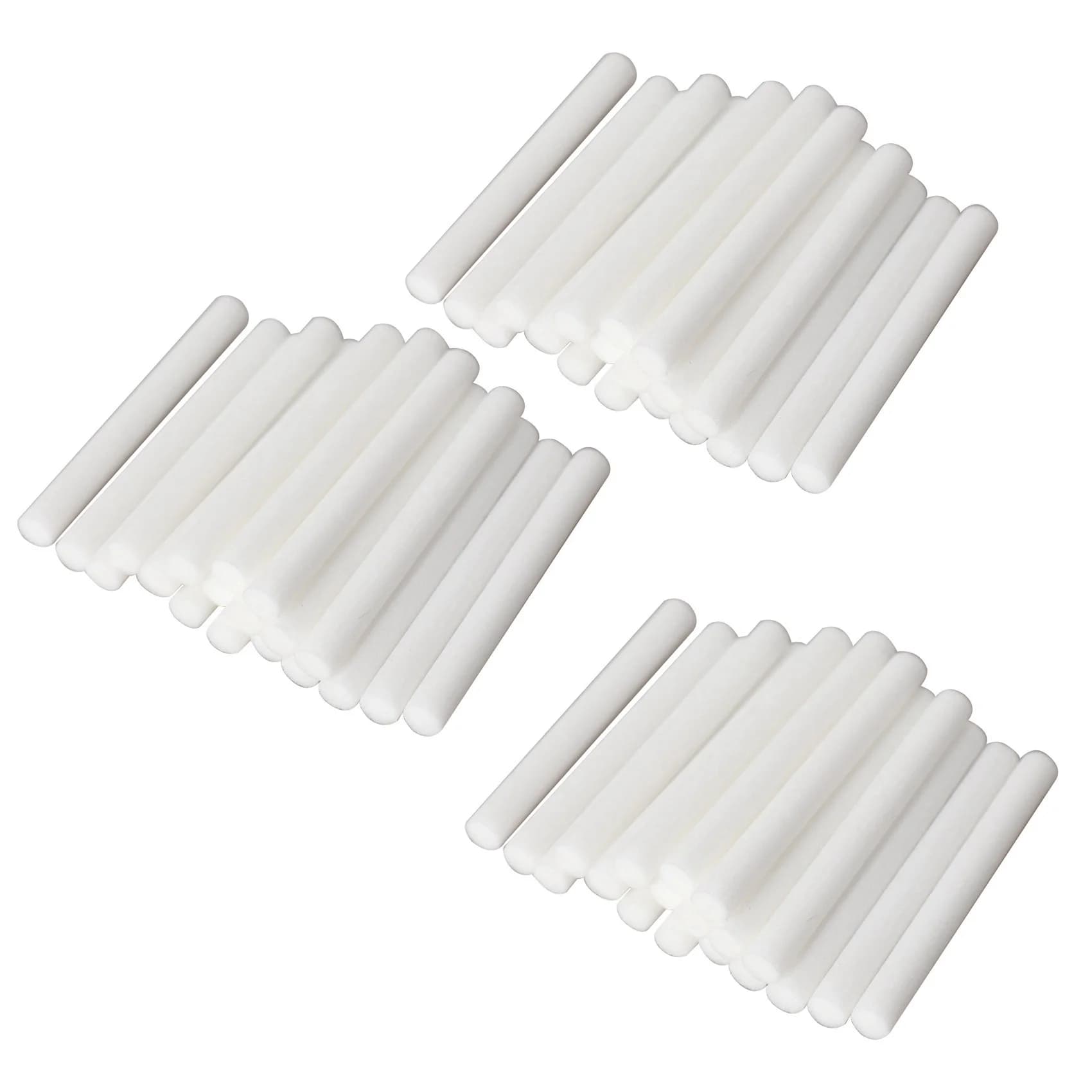 A04G-60Pcs Filtri di ricambio per umidificatore, bastoncini in spugna di cotone per umidificatore USB, diffusori di aromi, umidificatore d'aria