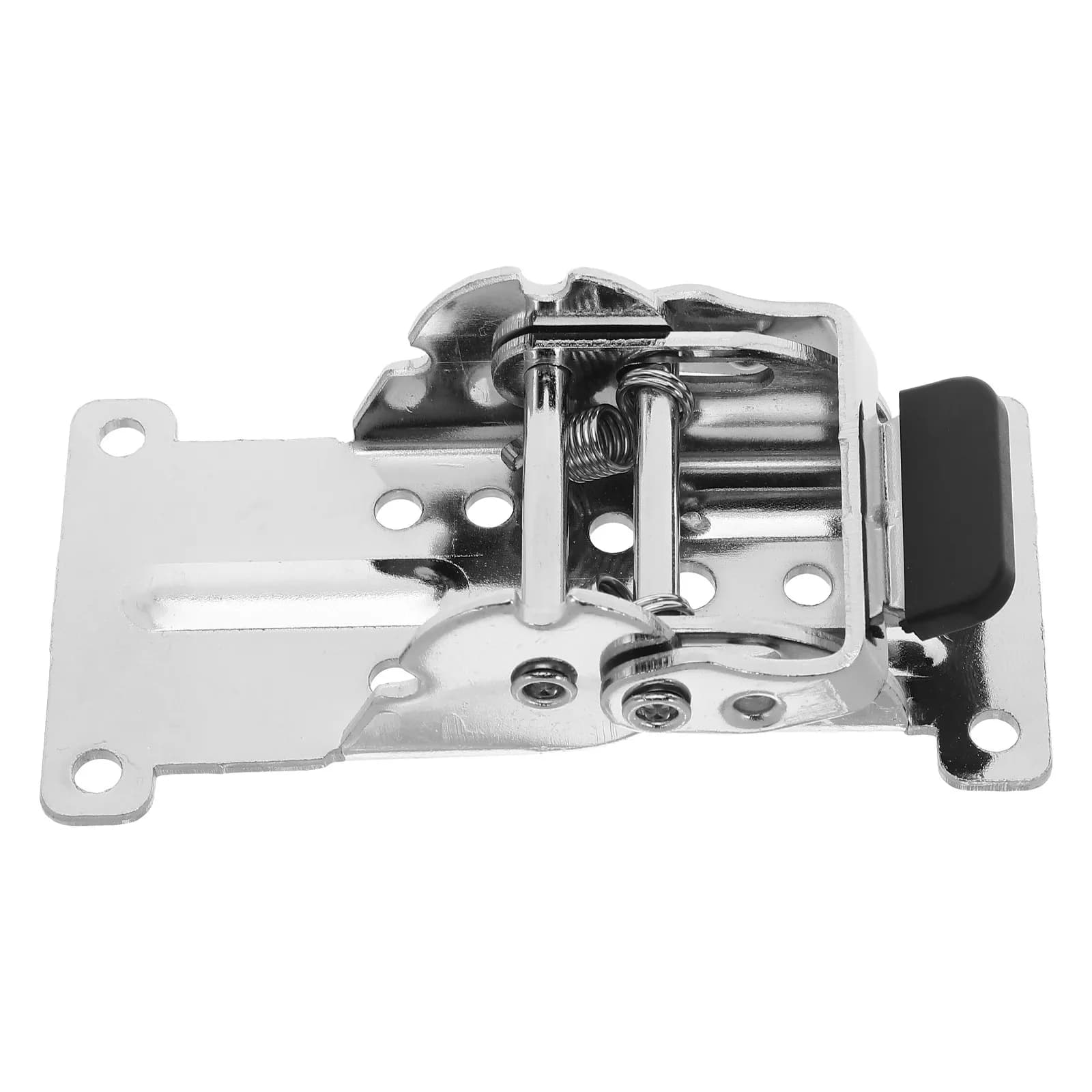 2Pcs Self-Locking Folding Furniture Hinges Heavy Duty Concealed 180 Degree Locking Foldable Table Leg Brackets for Bed Workbench