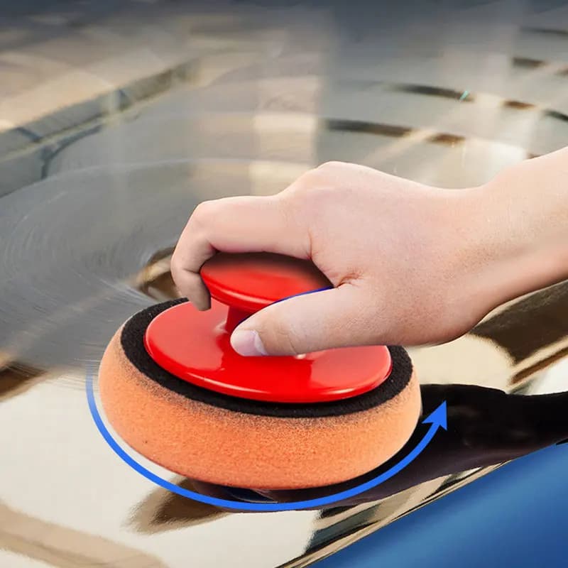 Lavaggio auto Ceretta Spugna per lucidatura Applicatore in microfibra Schiuma Cura di bellezza Spugna per ceretta Accessori per la pulizia dell'auto per auto
