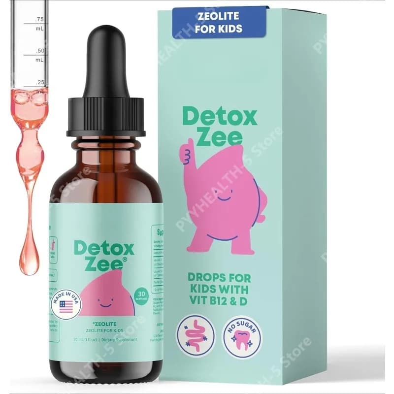 Zeolite Goes for Children – Clinoptilolite Mineral Supplement with Vitamin D3 and Cianocobalamina B12 – Children's Liquid Vitamins
