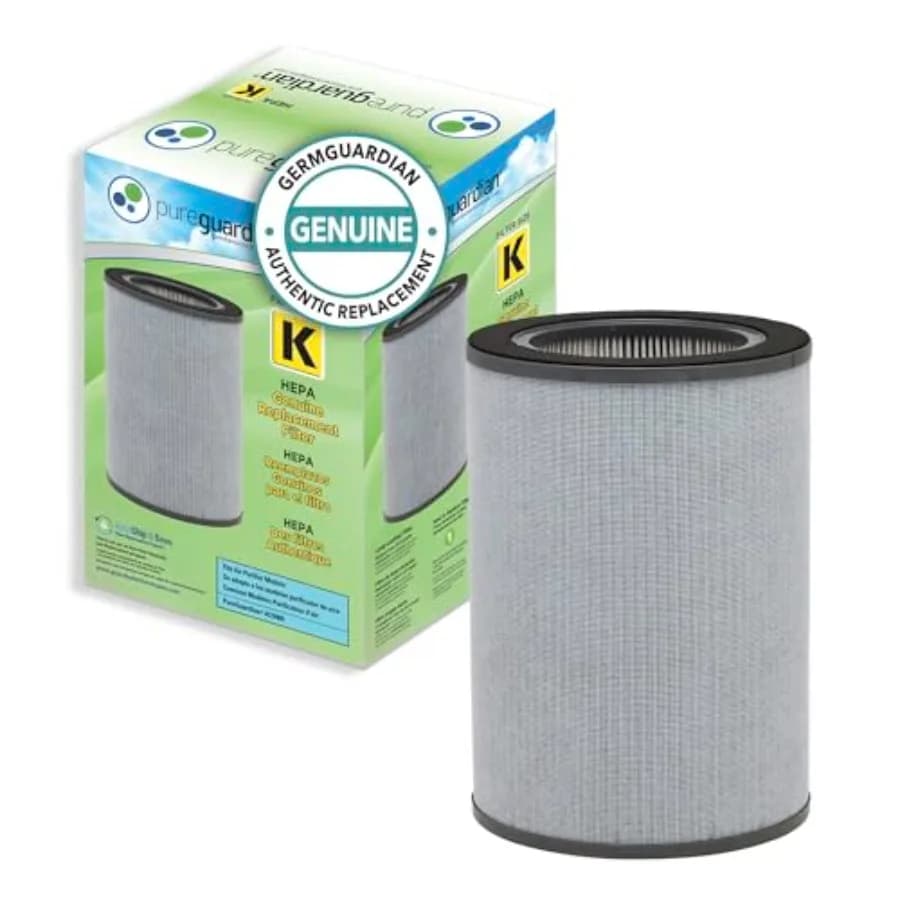 Filtro K 360 ° Il filtro di ricambio per purificatore d'aria HEPA Pure Genuine rimuove il 99,97% dei polluanti per i purificatori d'aria AC9400W e AC96