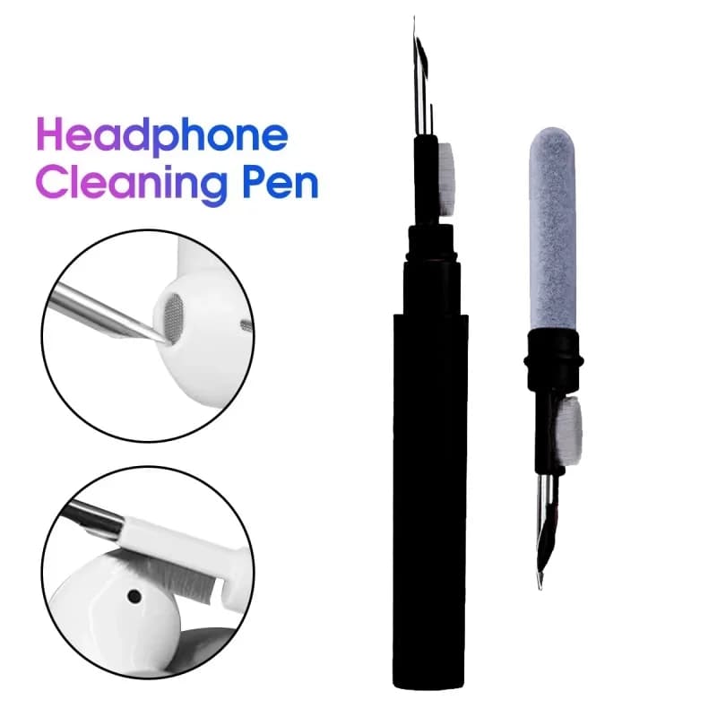 Kit di pulizia multifunzione per auricolari Bluetooth, compatibile con Airpods Pro 3 2 1, strumenti per la pulizia degli auricolari, penna detergente per cuffie Xiaomi Huawei