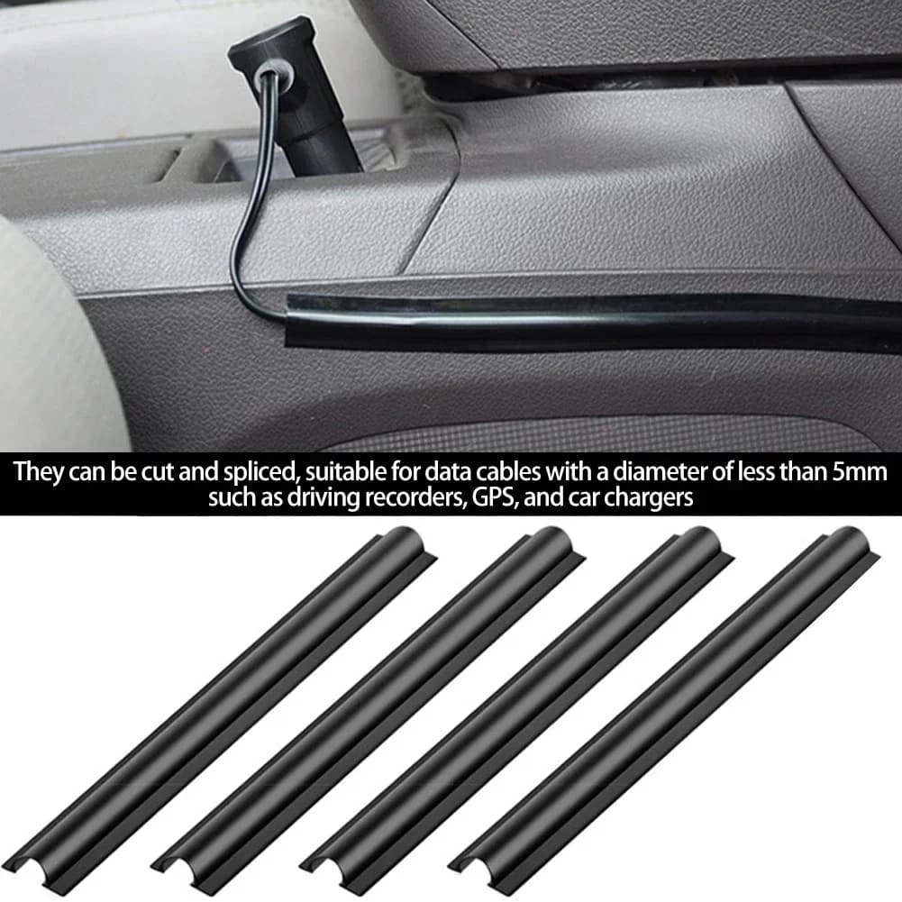 4 pezzi per interni auto cavo linea manica protezione nascosta filo universale copertura nascosta clip cavo dati organizzatore morsetto accessori