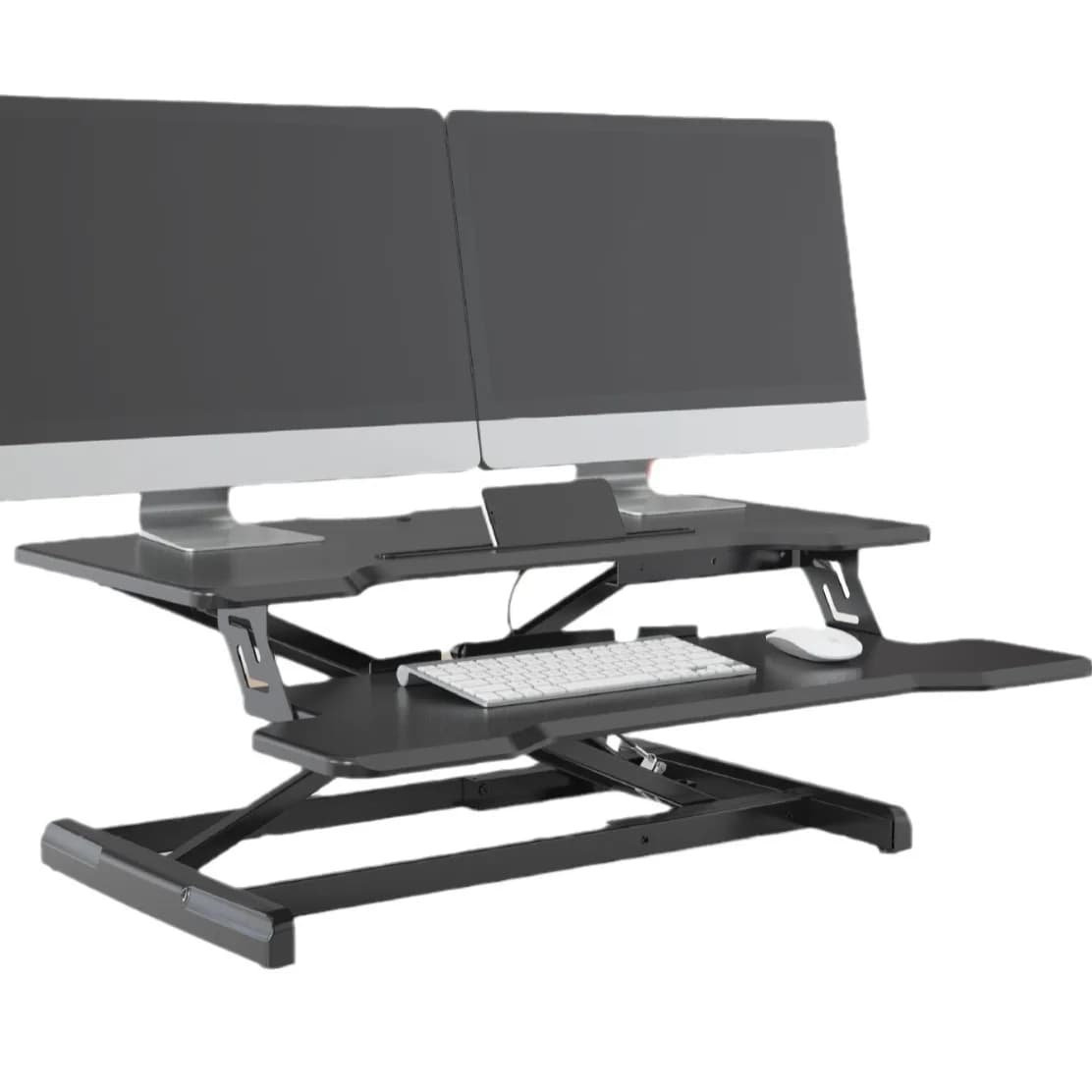 Tavolo sollevabile per laptop stand-up, scrivania pieghevole, telaio rialzato per monitor, tavolo da banco da lavoro