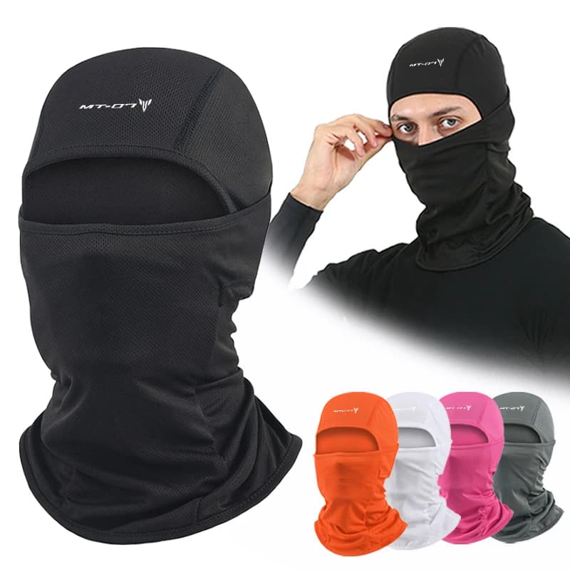 Motorcycle Face Mask Outdoor Essentials Multi Functional Sunshade Breathable Riding Face Mask For Yamaha MT09 MT07 MT03 MT10