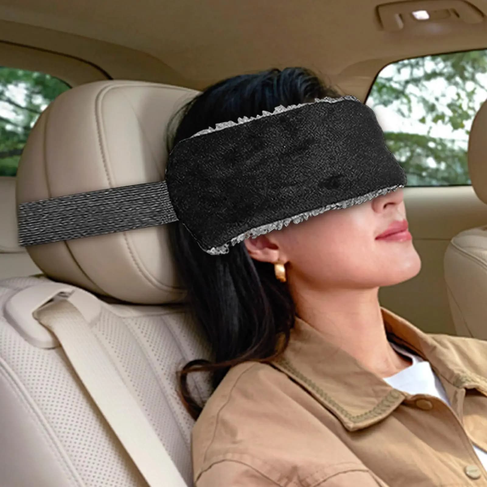 1Pcs Head Support Strap Adjustable Travel Pillow Strap Airplanes Neck Support Band Super comfortable head and neck support