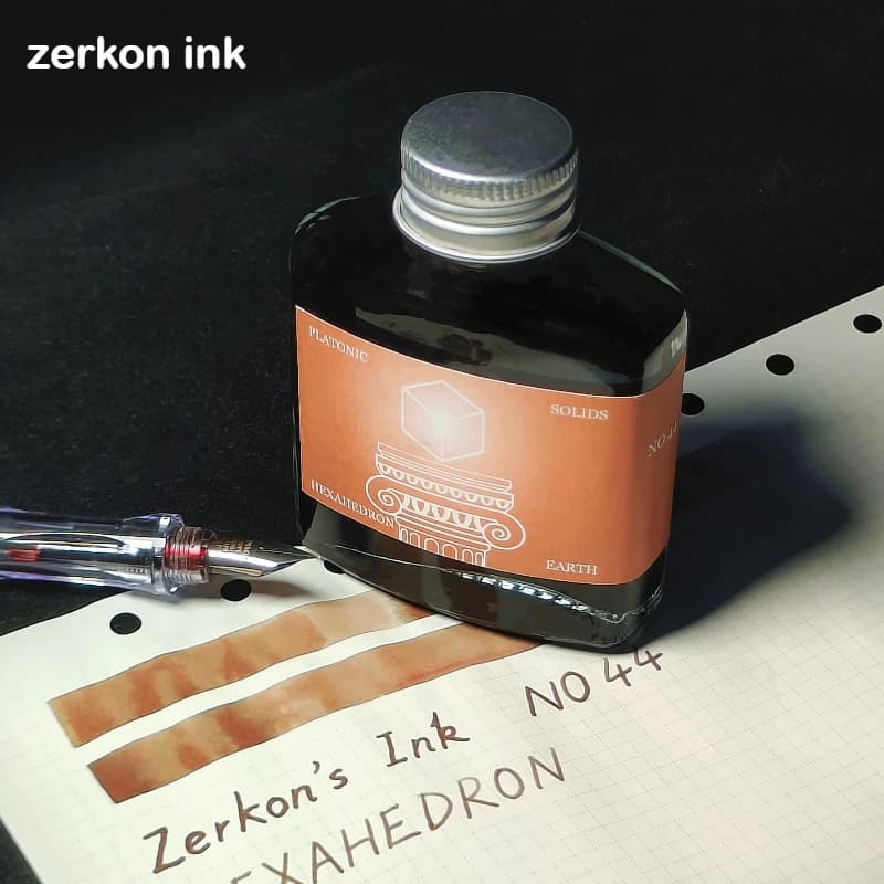 Zerkon ink 59 Colors Sheen Fountain Pen Ink 5ml Gradient Color Ink for Majohn JINHAO Hongdian Stationery School Supplies