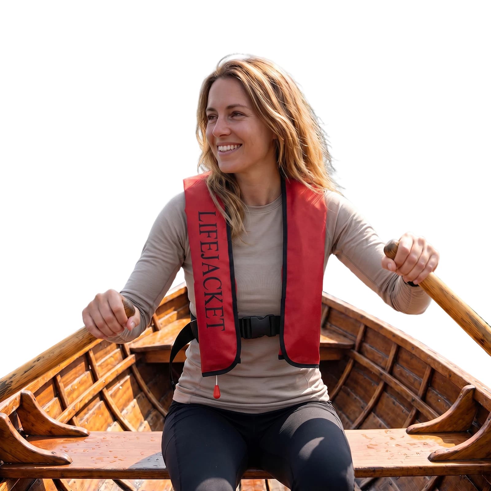Self-inflatable Life Jacket with Reflective Strips & Emergency Whistle Swim Vests for Surfing Swimming Kayaking Sailing Boating
