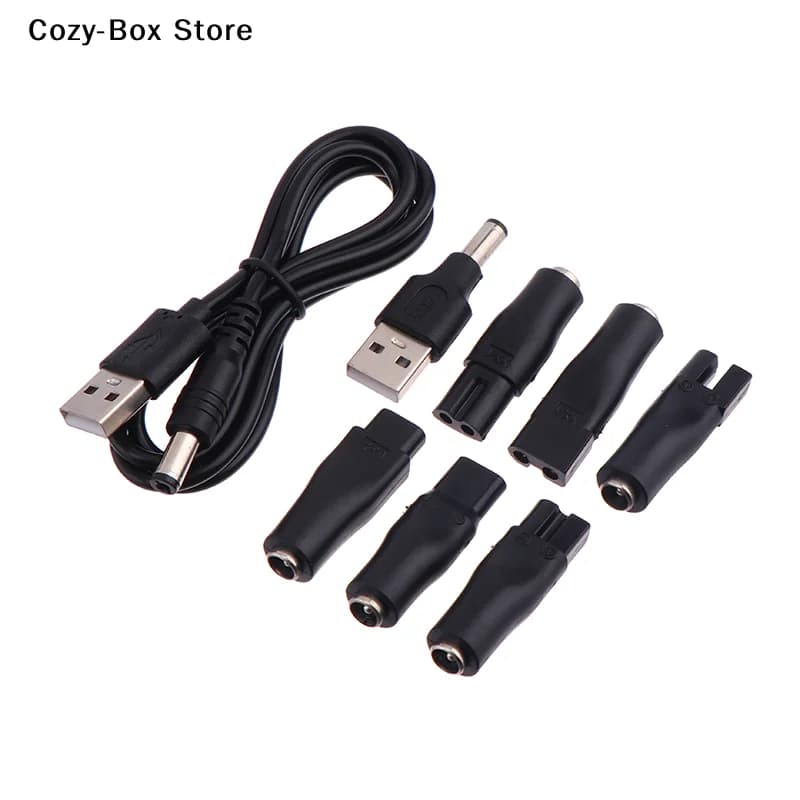 [ZY]1/6/7/8PCS Replacement Power Cord 5V Charger USB Adapter For All Kinds Of Electric Hair Clippers Beard Trimmers Shavers[ZY]