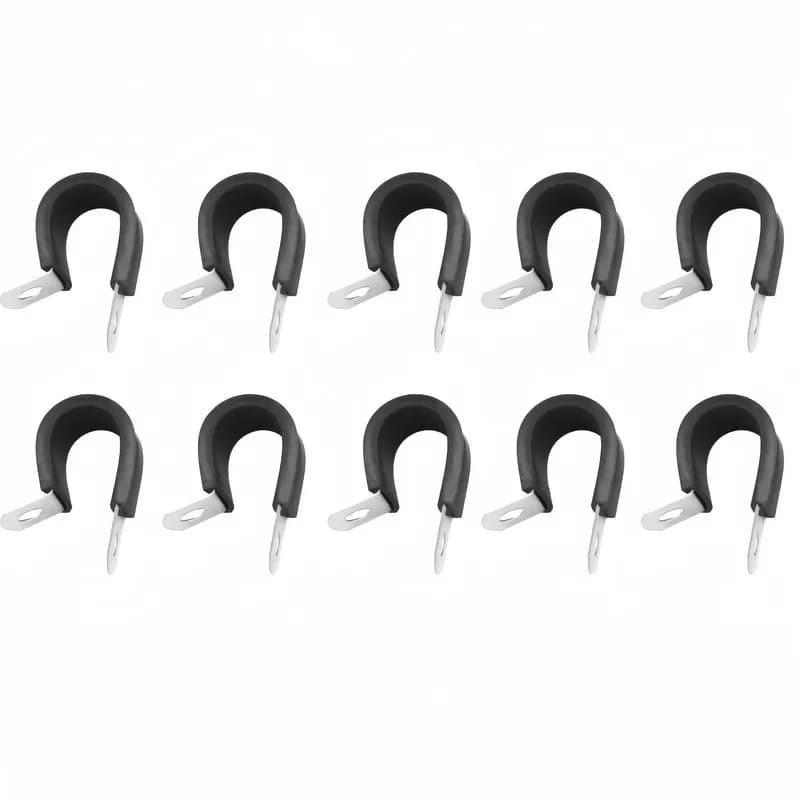 27 pcs M24 Stainless Steel Hose Clips, Rust Resistant Anti-Corrosion, suitable for Cable Wire Management