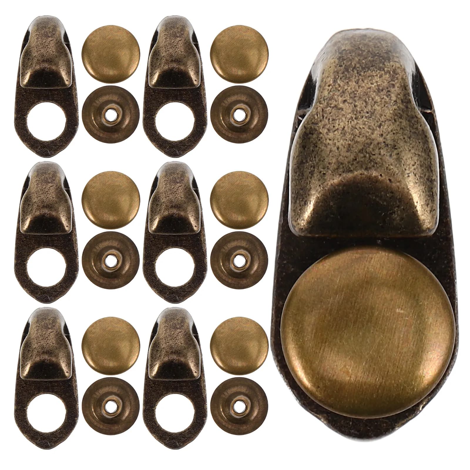 20Sets Hiking Boot Lace Hook Boots Accessories For Camper Eyelets Hooks Kit Climbing Alloy Buckle Golden Repair