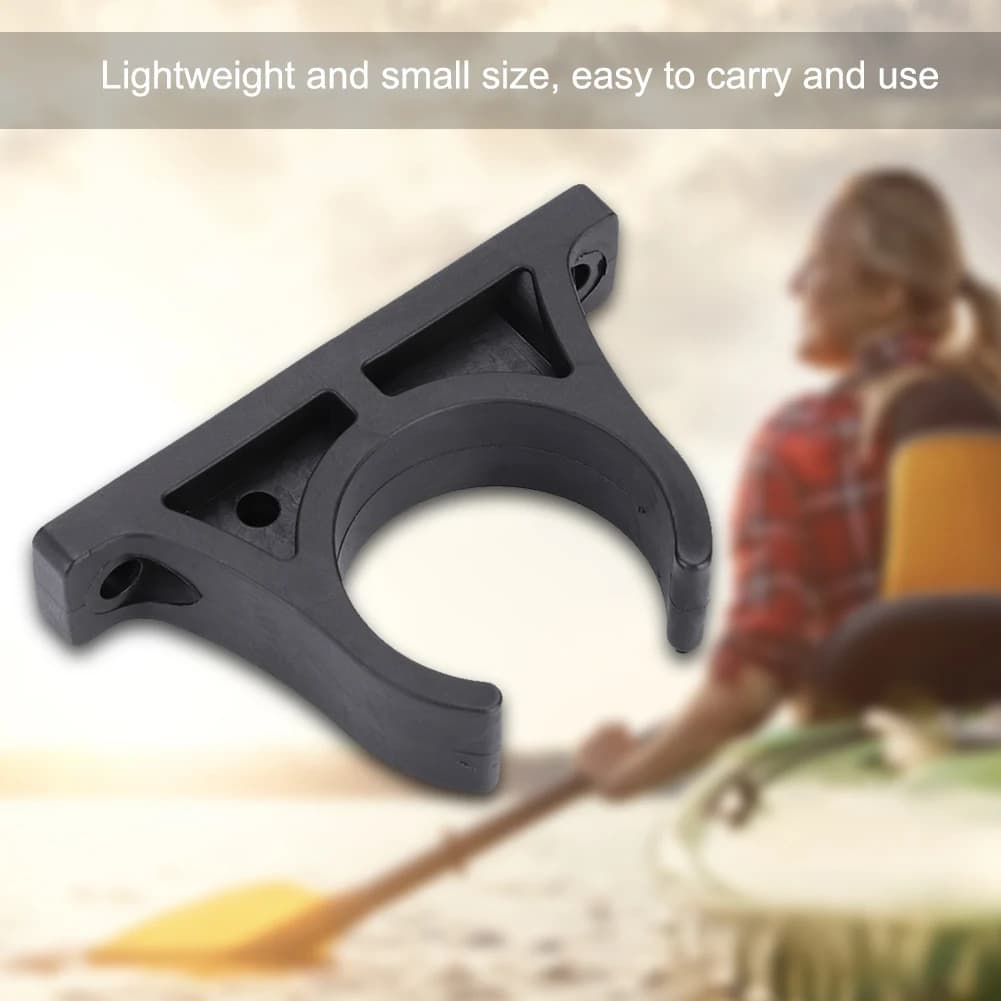 Supporto per pagaia per canoa Supporto per pagaia per kayak 1 paio di clip per supporto per remo in plastica per kayak Canoa Barche a remi