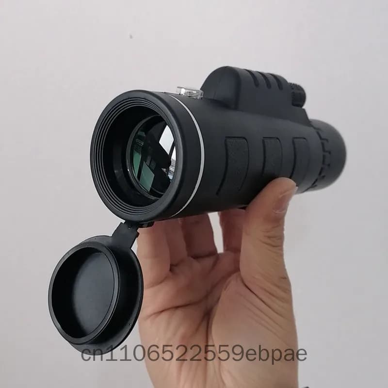 40x60 Monocular Telescope High Power Zoom 40x60 With Phone Adapter For Night Vision Hunting Bird Watching Outdoor Travel Stargaz
