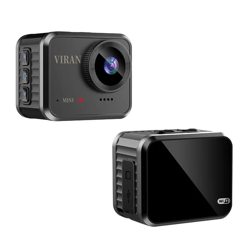 Portable Action Camera 5K 160 Wide Angle IP68 Waterproof WiFi EIS Long Lasting Battery Card for Bicycle Helmet Motorcycles​