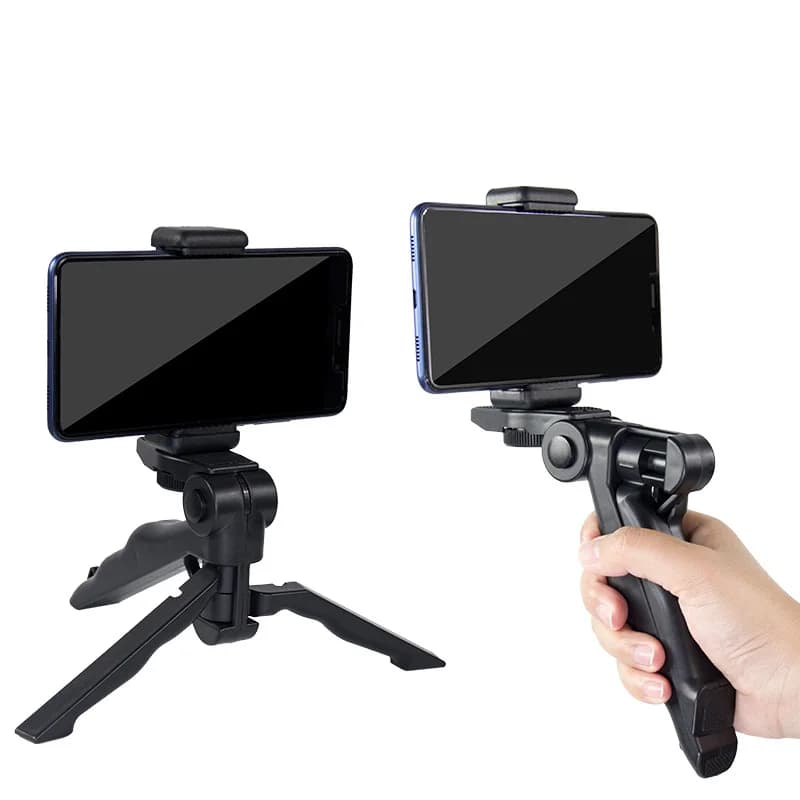 Nuovo mini treppiede portatile Tripie Selfie Stick Stabilizzatore per maniglia per supporto per fotocamera Gopro Action per iPhone Samsung Xiaomi
