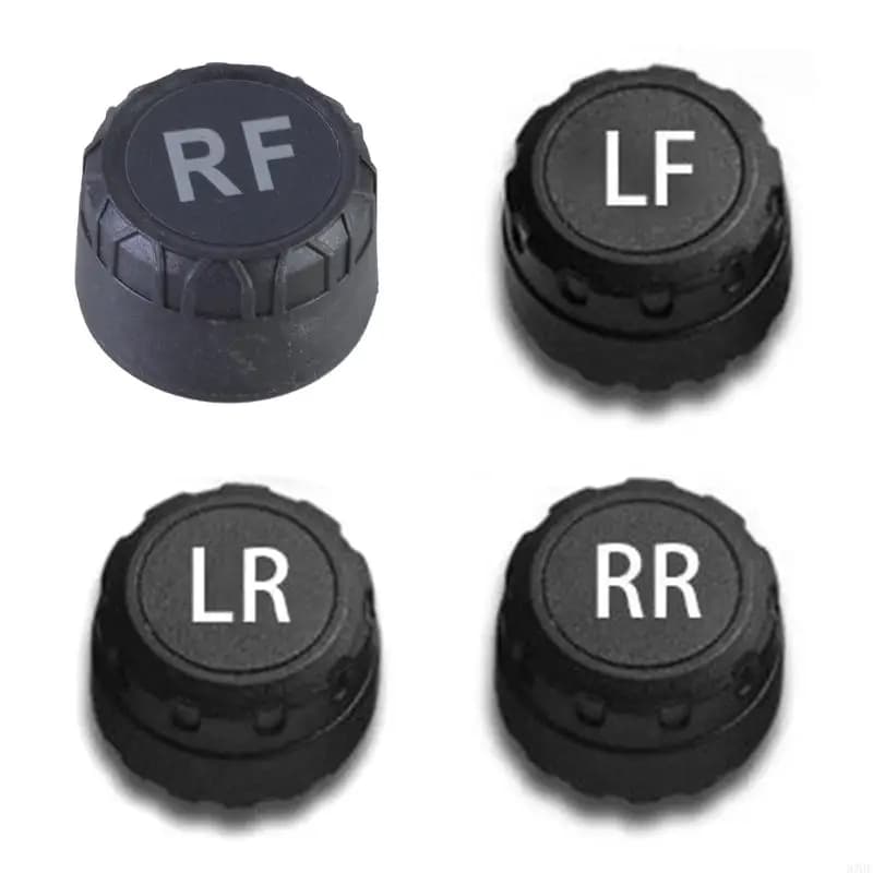 87He Sensori pressione dei pneumatici per auto wireless portatili TPMS Monitoraggio del pannello solare