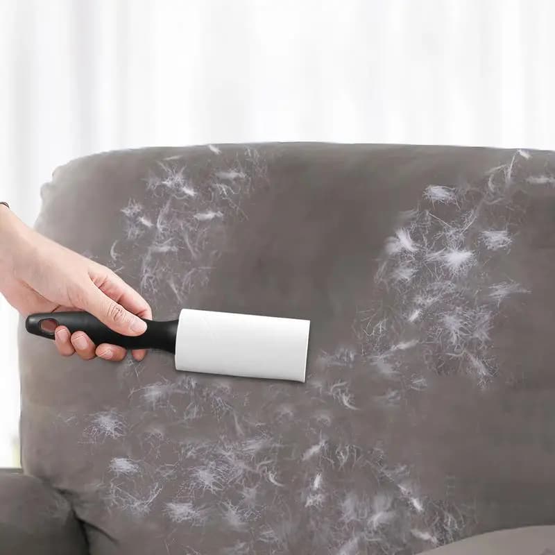Utensili manuali per rimuovere pelucchi per cani con 2 maniglie 60 fogli ciascuno Catcher detergente portatile per forniture per la depilazione di animali domestici