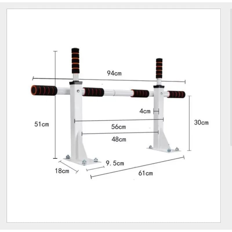 Multifunctional Wall Traction Bar for Gym and Home, Installation Without holes, Parallel Bars Singole