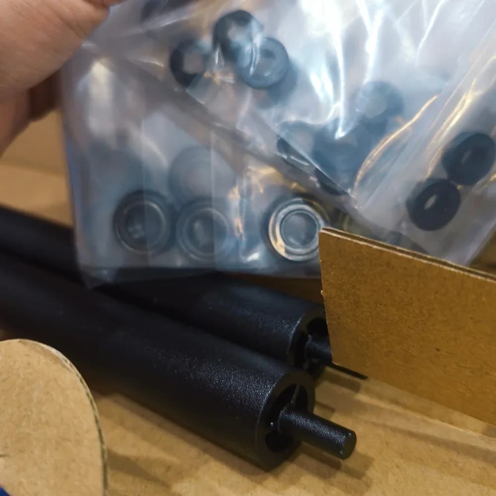 Kit di Pulizia Fusore 1SET con Spazzola, Rullo e Boccola per Konica Minolta BH554 654 754 654e 754e C554e C554 C654 C754 C654e - Ricambi per Fotocopiatrici