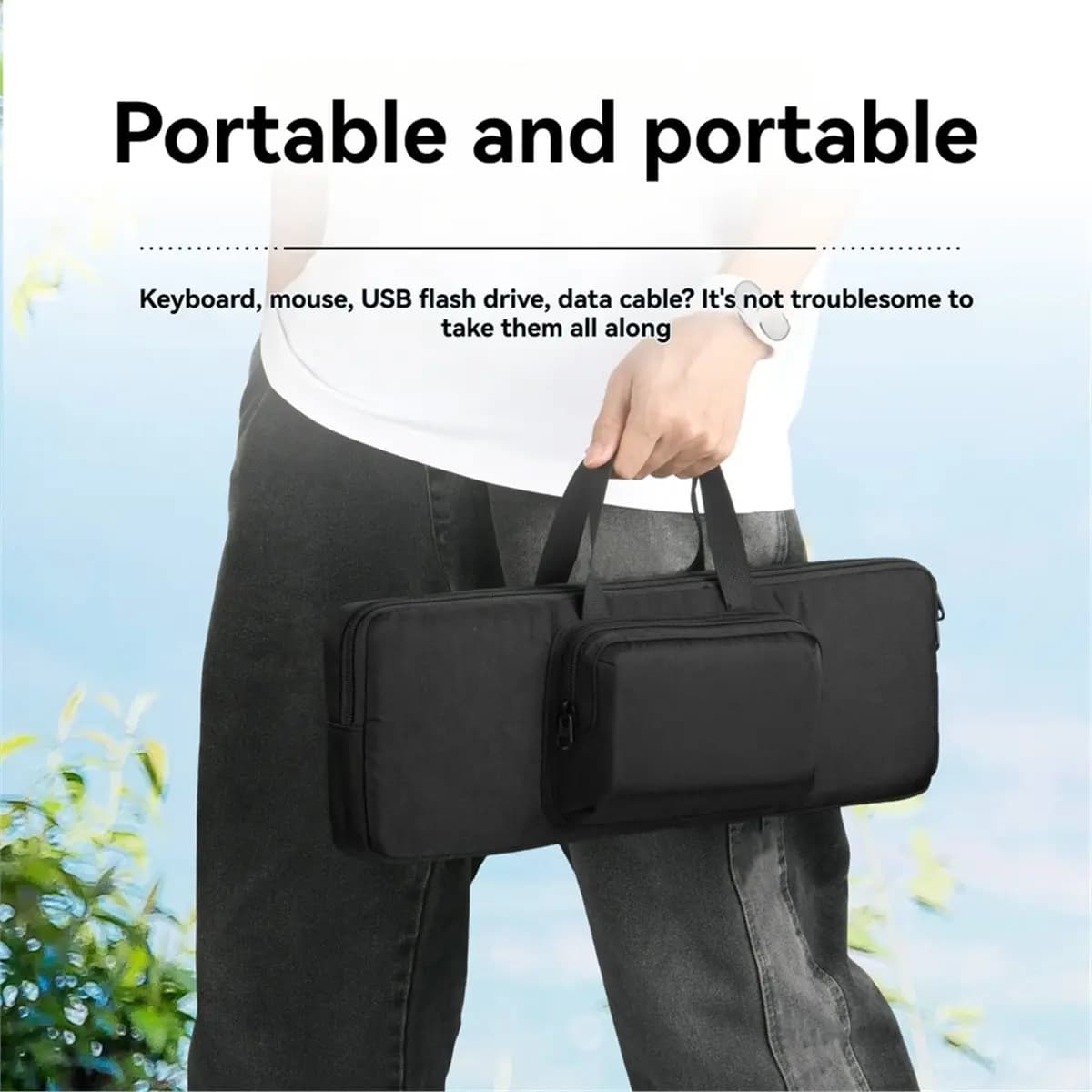 【To&On-e】 Custodia protettiva da viaggio per tasti MX Tasti S/MX Tasti tastiera wireless, tastiere che trasportano la custodia (solo custodia)
