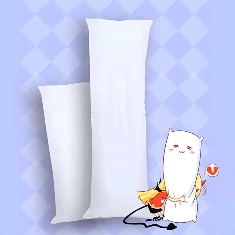 150x50cm che abbraccia il cuscino lungo interno in cotone bianco Anime Body Pillow Core Insert Filling Men Sleep Dakimakura Cushion rettangolo