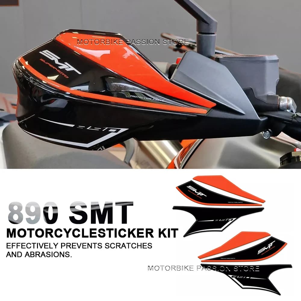 890SMT Accessori Moto Adesivo protettivo impermeabile Adesivo protettivo in resina epossidica 3D per 890 SMT 890smt 2023-2025