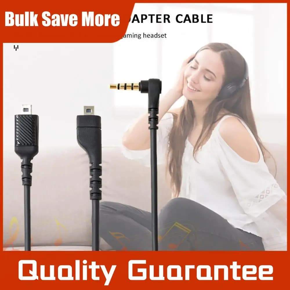Audio Cable for Audio Card with Adapter Angle to 90 Degrees from Male to Female 3.5 mm for Headphones from Gaming and Rear