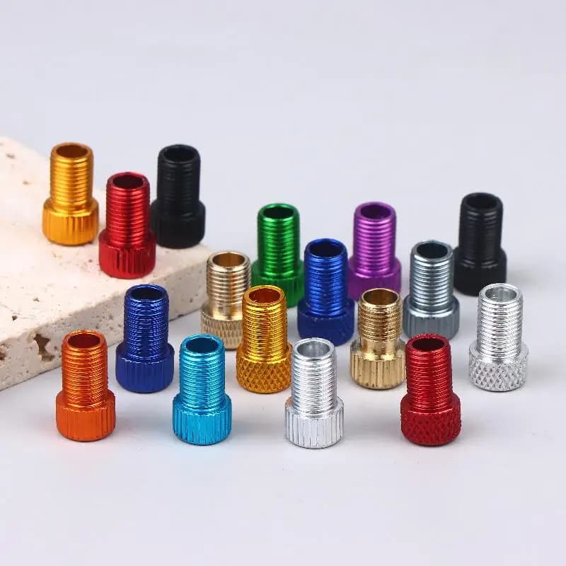 20 Pezzi Adattatore Convertitore Valvola Bici da Presta a Schrader, Adattatore Gonfiaggio Ugello da F/V a A/V, Adattatore Valvola Bici