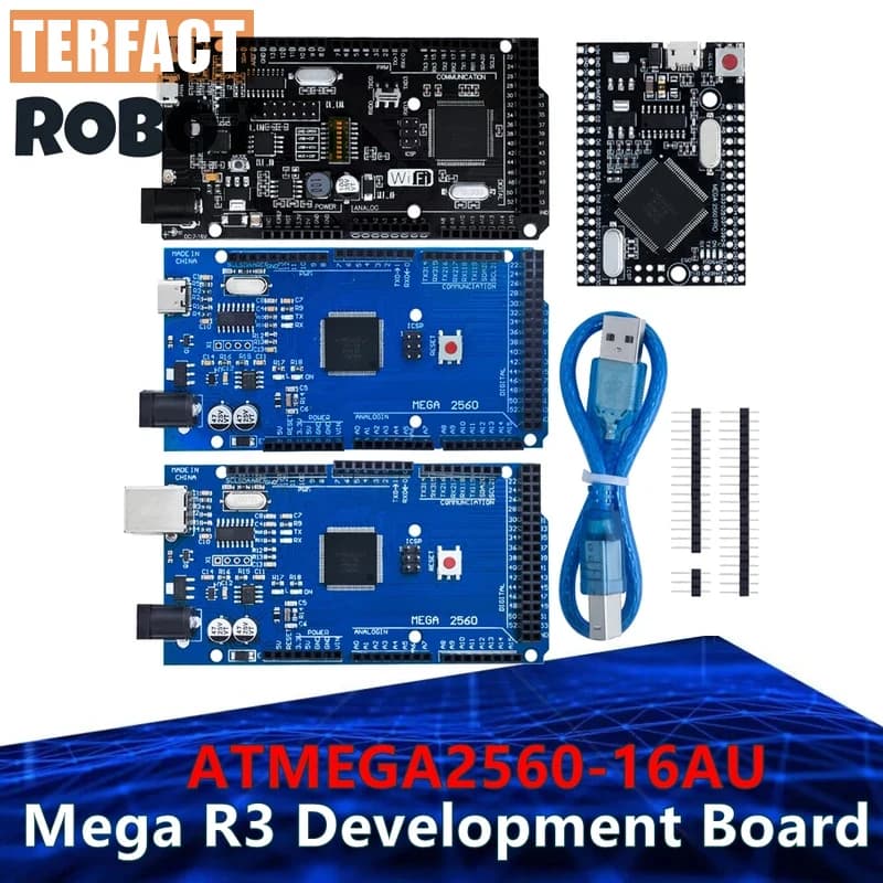 Mega2560ATMEGA16U2/Pro Mini MEGA 2560 Mega+WiFi R3 ATmega2560 Chip CH340G for Arduino Mega R3 Development Card for WeMosESP8266