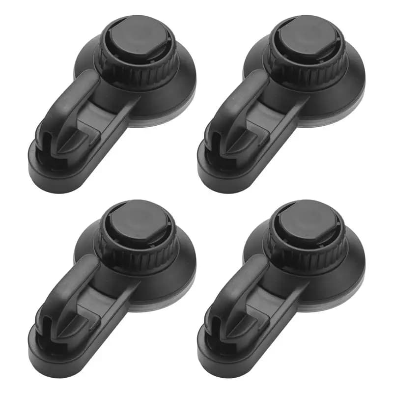 ABJT-4 Pack Vacuum Suction Cup Hooks,Powerful Suction Cup Towel Hooks For Window Glass Bathroom Kitchen Bathroom Shower