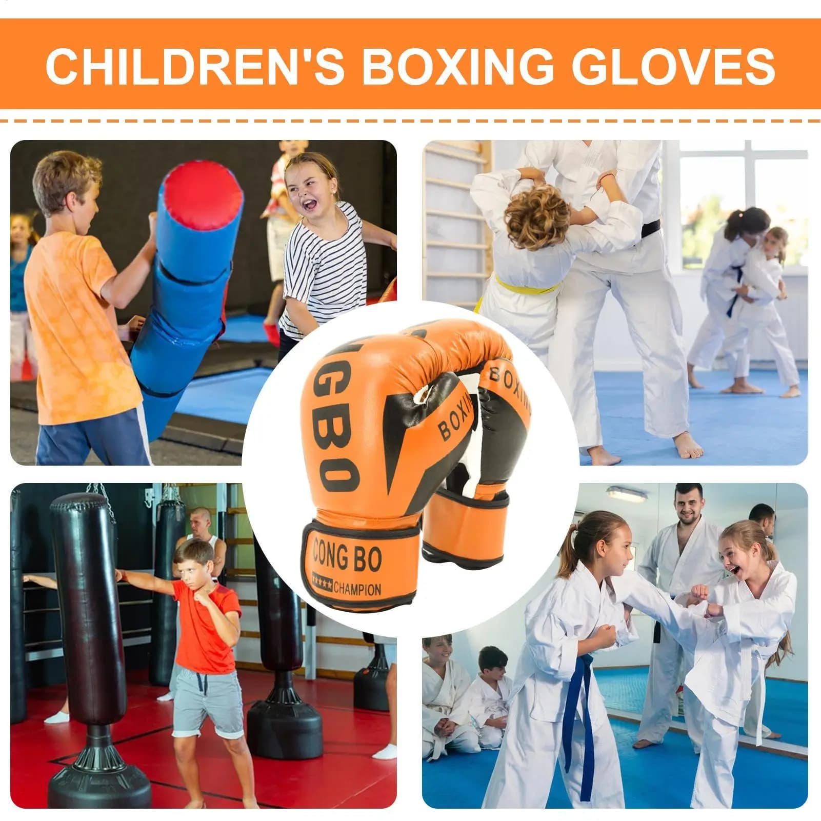 Training Gloves for Kids Boxes Protective Gloves for Boxing Bags Children's Protective Gloves Comfortable Boxing Gloves