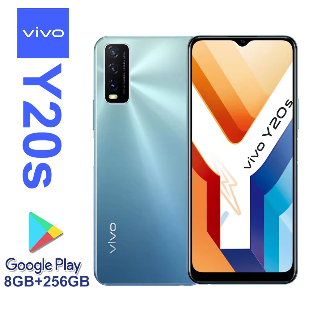 VIVO Y20S smartphone originale da 6,51 pollici 8GB+256GB/5000mAh con batteria a lunga durata e funzione NFC