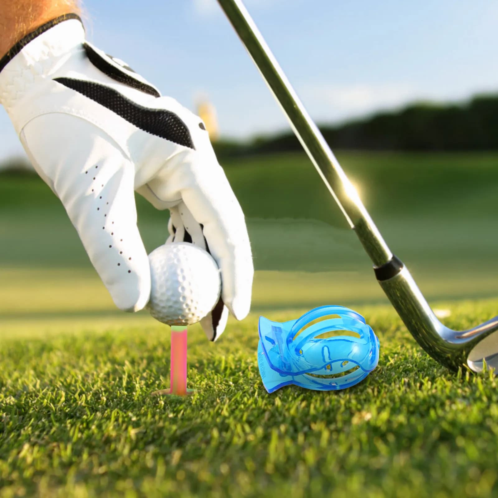 8Pcs Golf Ball Marking Clip Stable Plastic Alignment Drawing Tool for Accurate Putting Golf Ball Line Liner Outdoor Supply