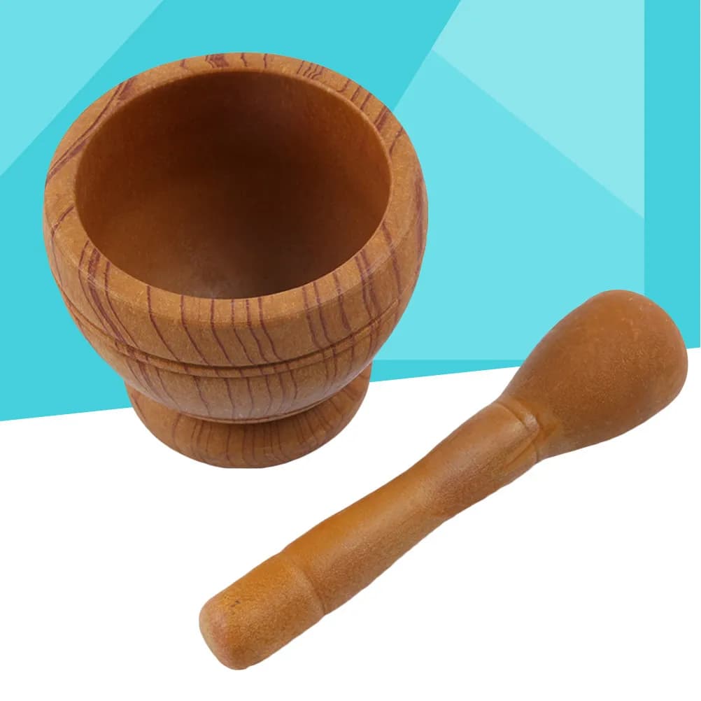 Pp Plastic Garlic Press Kitchen Tools Spice Grinding Pestle Set For Modern Design Easy Clean