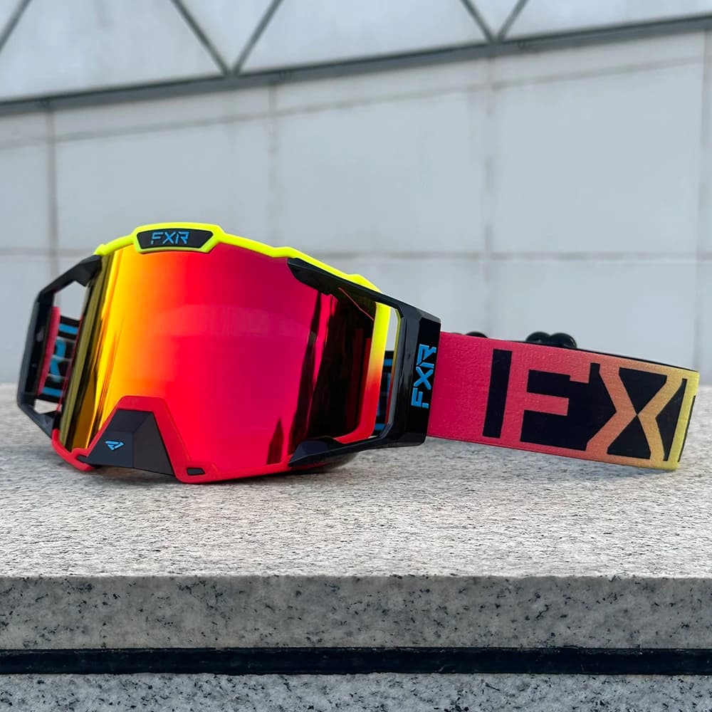 Occhiali da Motocross FXR Antiappannamento, Occhiali da Sole per Moto Fuoristrada, Occhiali da Ciclismo, Occhiali da Sci, Maschera Sportiva per Sci e Snowboard