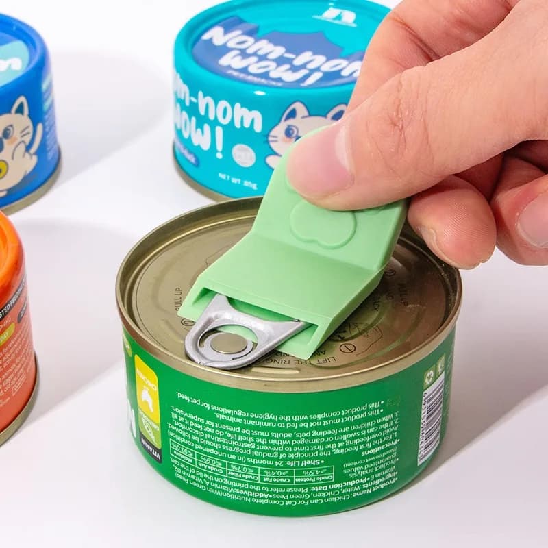 Pet Canned Food Opener Cat Dog Canned Opening Puppy Feeding Mixing Pet Wet Food Corkscrew Dog Accessories