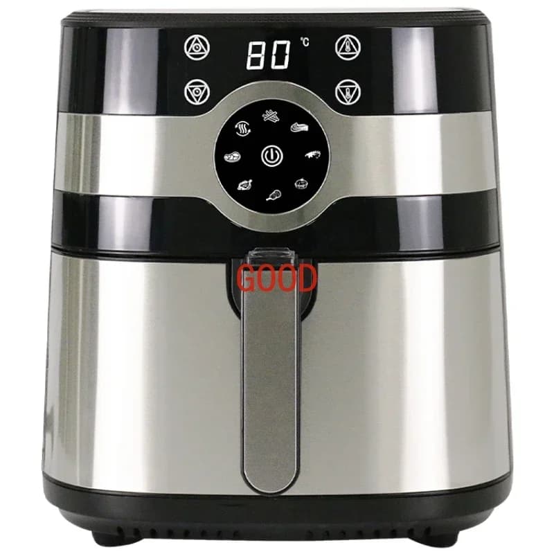 1800W 8L Digital LCD touch screen hot oilless cooker no oil kitchen appliances smart air fryer