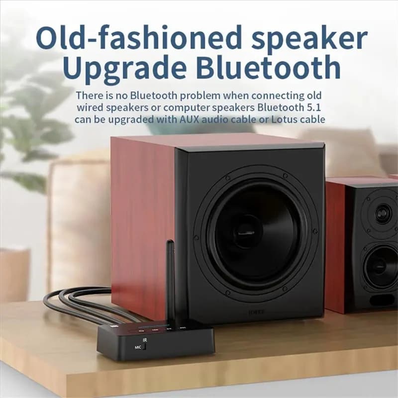 【A42U】 Scheda USB TF Riproduzione musicale Ricevitore audio Bluetooth NFC Trasmettitore da AUX a amplificatore audio Adattatore wireless stereo