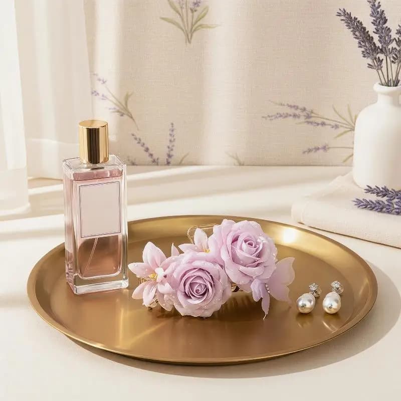 Floral Hair Claw Clip 1Pcs Elegant Rose Butterfly Design Non Slip Strong Grip for Women Summer Party
