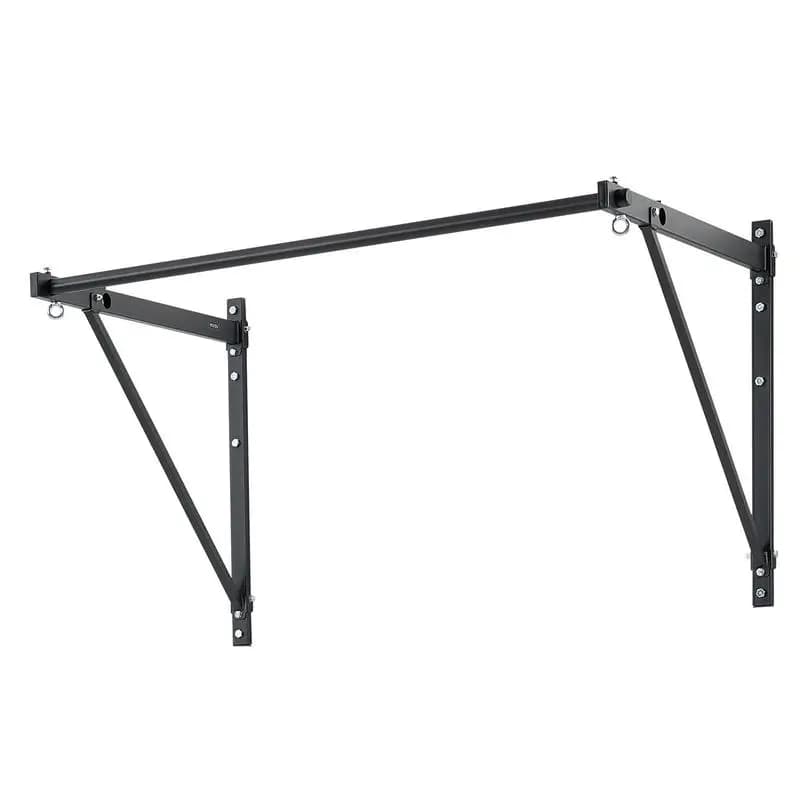 Upper Body Workout Station 50" Width for Home Gym Garage Fitness Studio, Adjustable Depth 22" or 30" Heavy Duty Steel Chin Up Bar 440 lbs Capacity Wall Mounted Strength Training Equipment