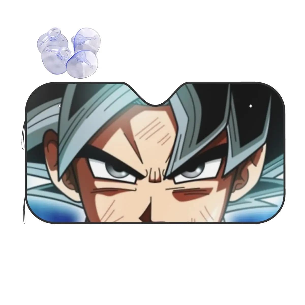 Sunset for Auto Dragon Ball Goku Ultra Instinct, Funny Solar Windscreen Front