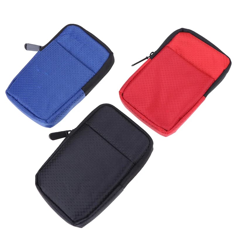 1 pz portatile 2.5 "esterno USB Hard Drive disco HDD Carry Case Cover Pouch Bag per cavo Usb